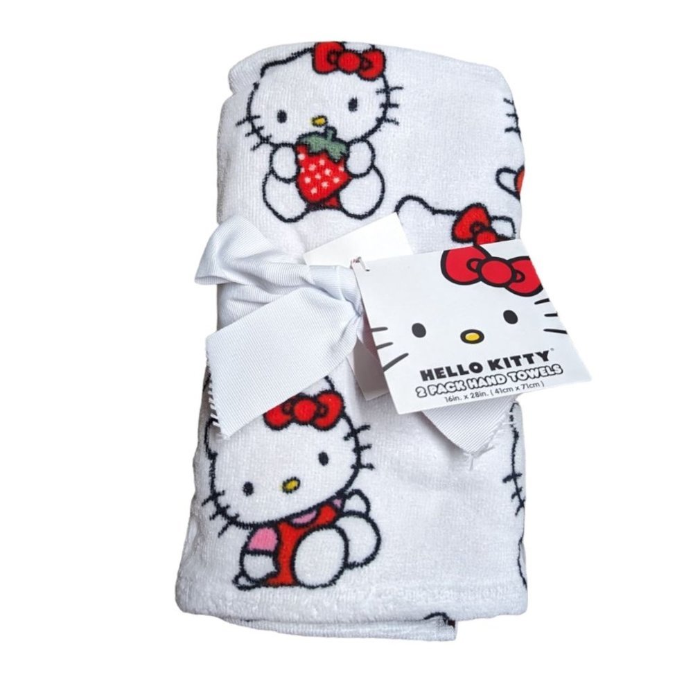 Hello Kitty Hand Towels